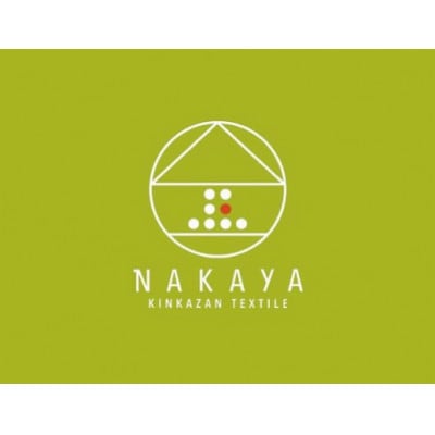 NAKAYA KINKAZAN TEXTILE ハンドメイド用生地 約135×50 MJ198ブルー