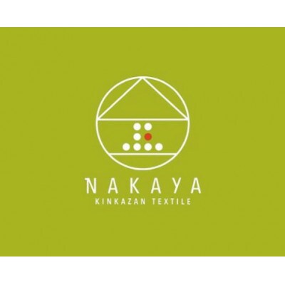 NAKAYA KINKAZAN TEXTILEハンドメイド用生地 約135×50 MJ198ブラック