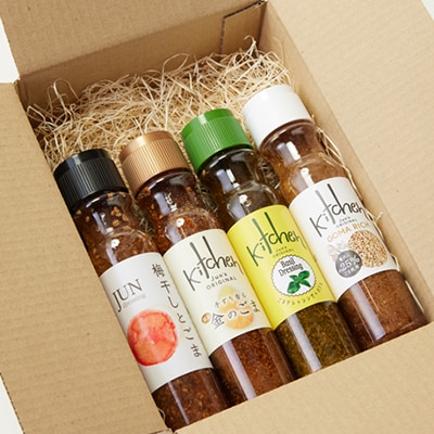 Kitchen ドレッシング4種セット(ごま、バジル、金ごま、梅ごま)