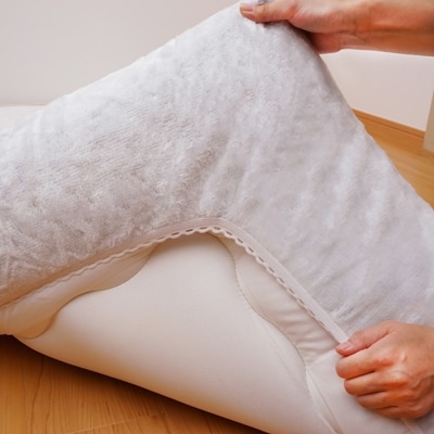 ワンタッチシーツ 敷毛布 シングル アクリル 布団用 洗える 全周ゴム付 ブルー