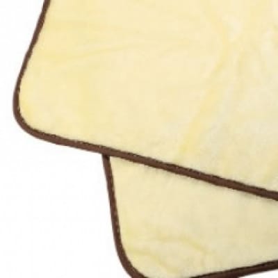 ふわふわブランケット(茶)/70×105(cm)　