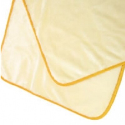 ふわふわブランケット(黄)/70×105(cm)　