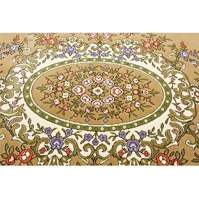 絨毯 ラグマット 3畳 長方形 250×200 洗える 厚手 アスペン ベージュ