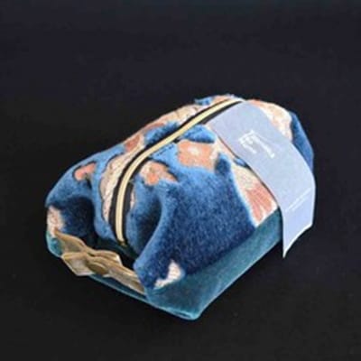 ポーチS 【タエナカノヌノ】ブルー