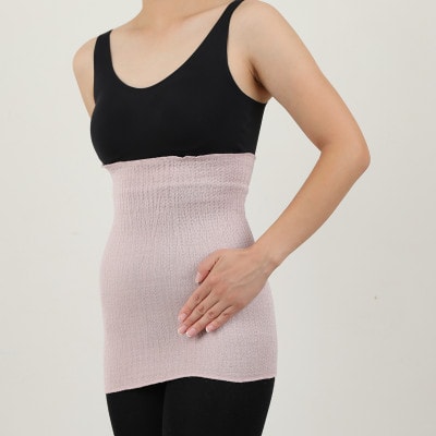 和歌山県産プレミアムシルク腹巻き　プレミアムローズ