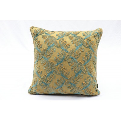 金華山織カバーリングシリーズ(フェザー)クッションカバー イエロー系　