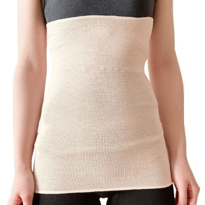 シルク100%オールシーズン腹巻き(男女兼用)【オートミール1枚】