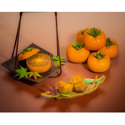 【高野山麓園直送】　希少!秋の味覚 「紀の川柿」 厳選8玉入り