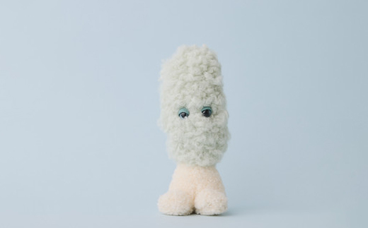 粘菌の森(ぬいぐるみ)　アオウツボホコリ