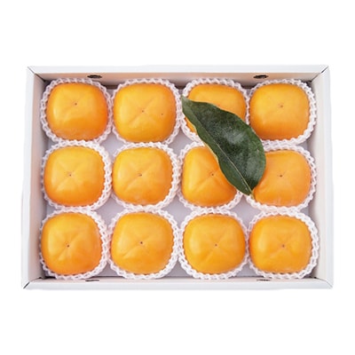 ケーズファーム　平たねなし柿　12～13個入　2L～3Lサイズ