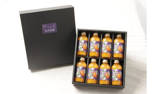 糸孫農園の100％みかんジュース「糸孫100」180ml 8本ギフトセット（A1044-2）