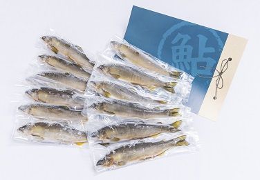 丈右衛門の鮎（１２尾入り）(A56-1)