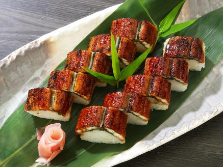 国産炙り鰻棒寿司1本と肝吸い2人前セット(A627-2)