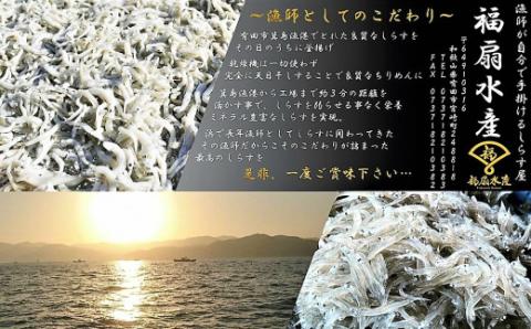 【福扇水産】釜揚げしらす1kg(A480-1)