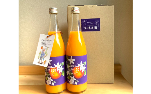 糸孫農園の100%みかんジュース【糸孫100】2本セット（A900-1）
