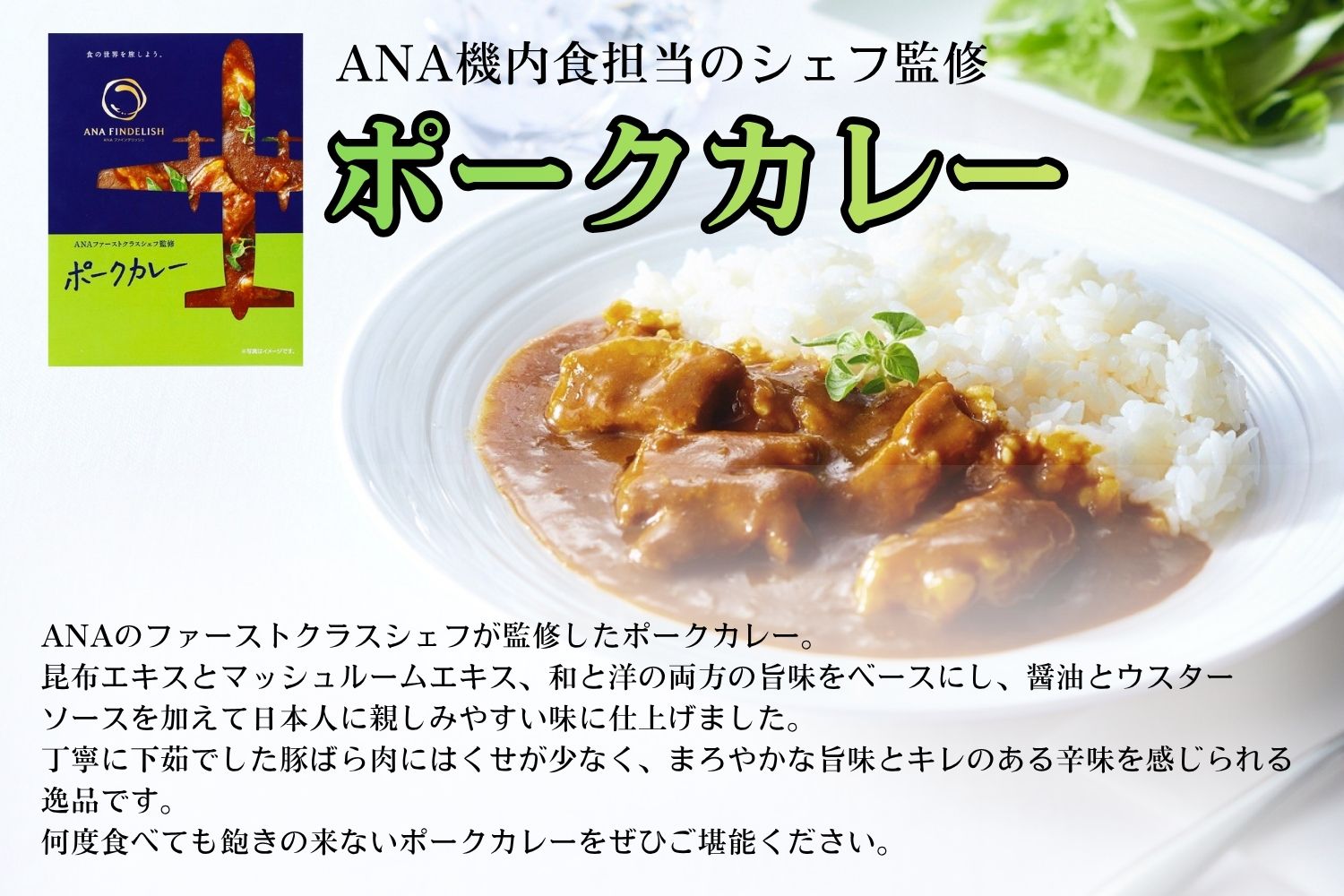 ANA FINDELISH カレー3種セット　ギフトボックス入り（A1054-1）