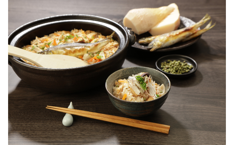 和歌山　海～山～川～の幸　炊き込みご飯の素３種セットB　（鮎・紀州うめぶた・紀州鯛）　各２～３人前(米２合用）(A1008-2)