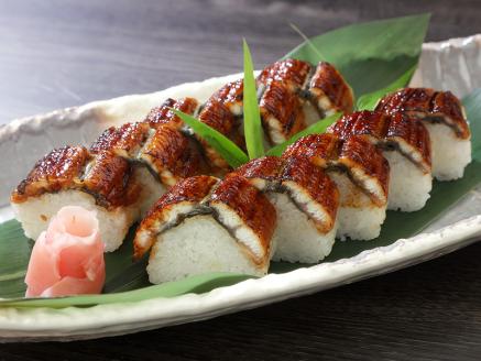 国産炙り鰻棒寿司1本と肝吸い2人前セット(A627-2)