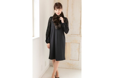 【0431】毛皮の王様 ロシアンセーブル裏付きビッグチョーカー ファーム