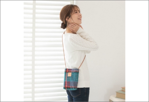 【0721】世界中で愛される！　リントンツイードサコッシュ　ミント