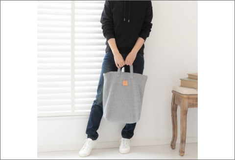 【0733】感動を生む吊り編みの技！天竺ニットデイリータテトート