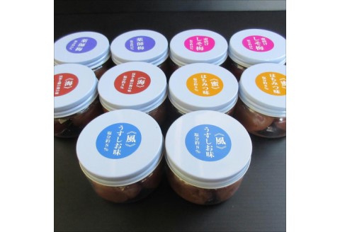 【0644-4】薬師味くらべセット（梅干し5種セット）