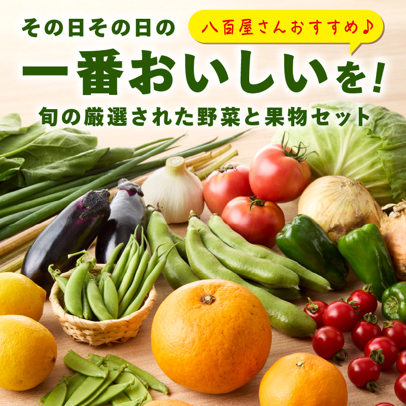【8066】紀州の野菜・果物セット（15～20品目）定期便年12回