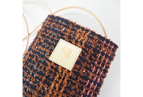 【0721-1】世界中で愛される！　リントンツイードサコッシュ　ブラウン