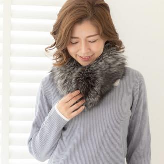 【0866】フィンランド産SAGAフォックスカラー　シルバーフォックス