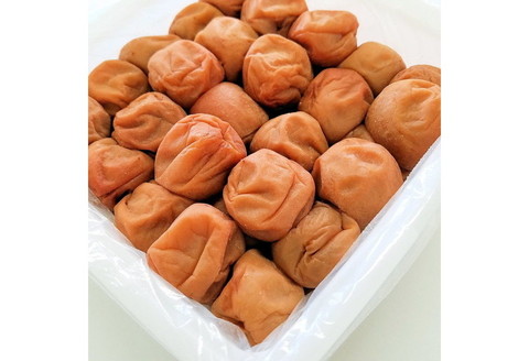 【0297-6】紀州南高梅（白干し）たっぷり2kg昔ながらのしょっぱい梅干し