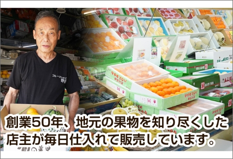 【0373-3】南国紀州・日高の太陽が育んだ季節のフルーツセットA《先行予約》【2026年1月下旬頃より順次発送予定】