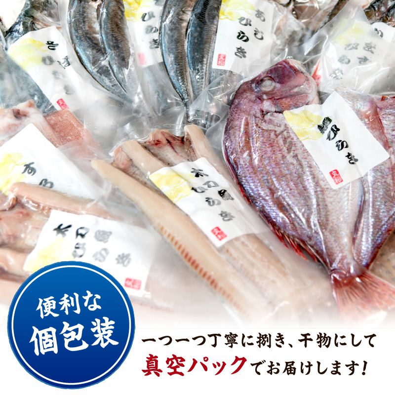 【1180】【国産】紀州特産干物詰合せ　大セット