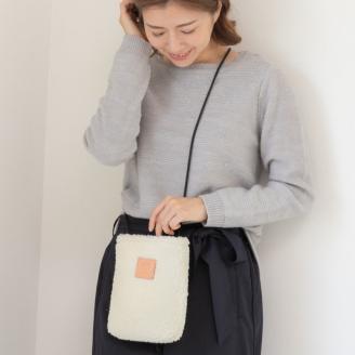 【0763-1】南フランスの大自然が育てた！メリノウールボアサコッシュ