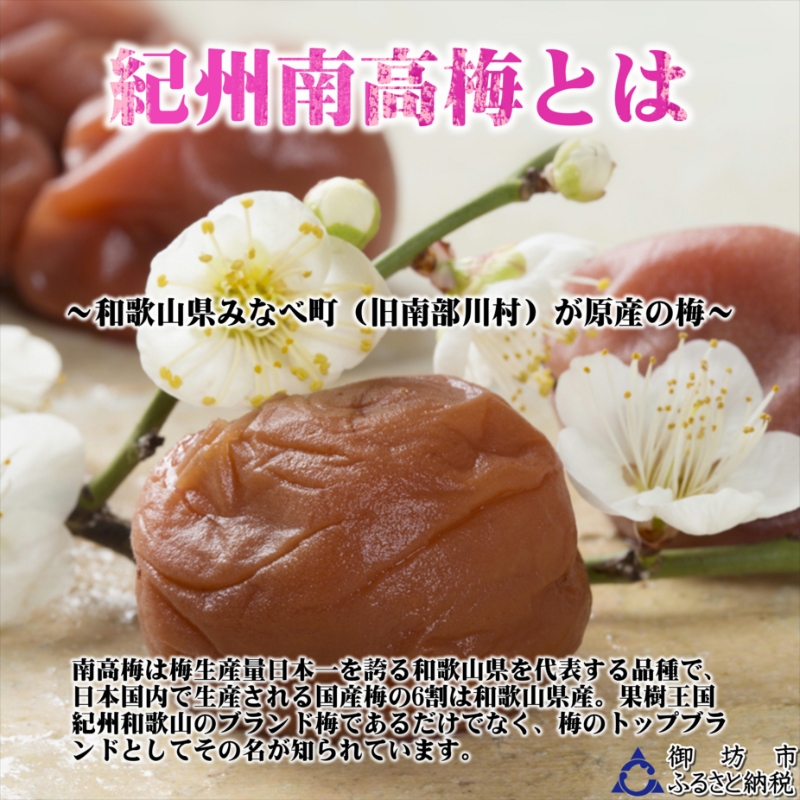 【0945-4】紀州南高梅　しそ漬梅干し　1100g　家庭用（B級、C級）