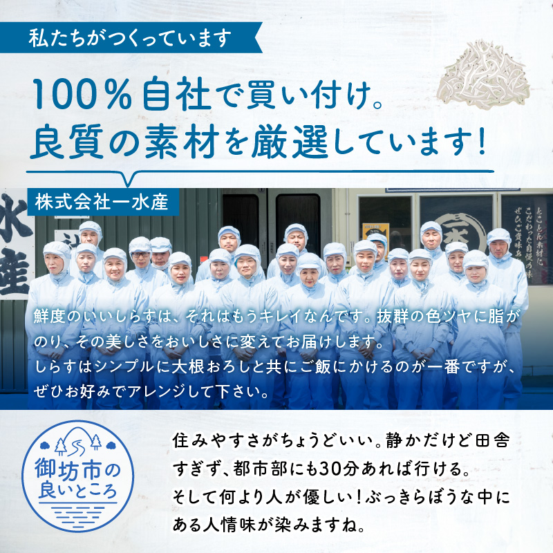 【1216】釜あげしらす(個食パック80g×4)