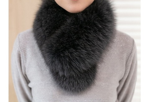 【0218-2】フィンランド産SAGAフォックスチョーカー ダークグレー