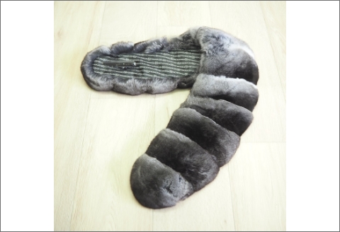 【0481】ミクロの感触 高級チンチラ ヘチマカラー ナチュラル