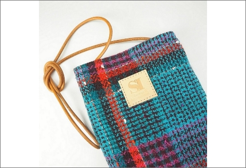 【0721】世界中で愛される！　リントンツイードサコッシュ　ミント