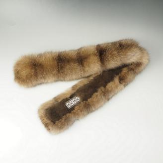 【0974】毛皮の王様 ロシアンセーブルチョーカー Wフルシルバリー