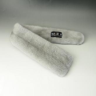 【0981-2】毛皮の宝石 NAFAミンクDFチョーカー　サファイア