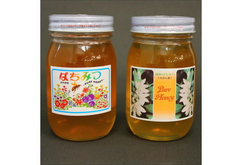 【0437-4】紀州のみかん蜜と百花蜜セット