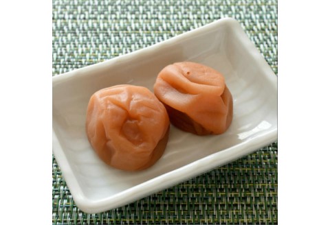 【0636-3】薬師梅贈答用　木箱入梅干し　『蜜』はちみつ味　450ｇ