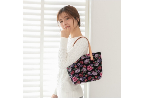 【0649】時代を超えて愛される！　再織ハンディートートバッグ