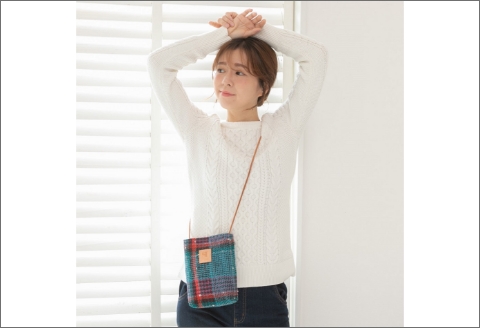 【0721】世界中で愛される！　リントンツイードサコッシュ　ミント