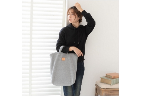 【0733】感動を生む吊り編みの技！天竺ニットデイリータテトート