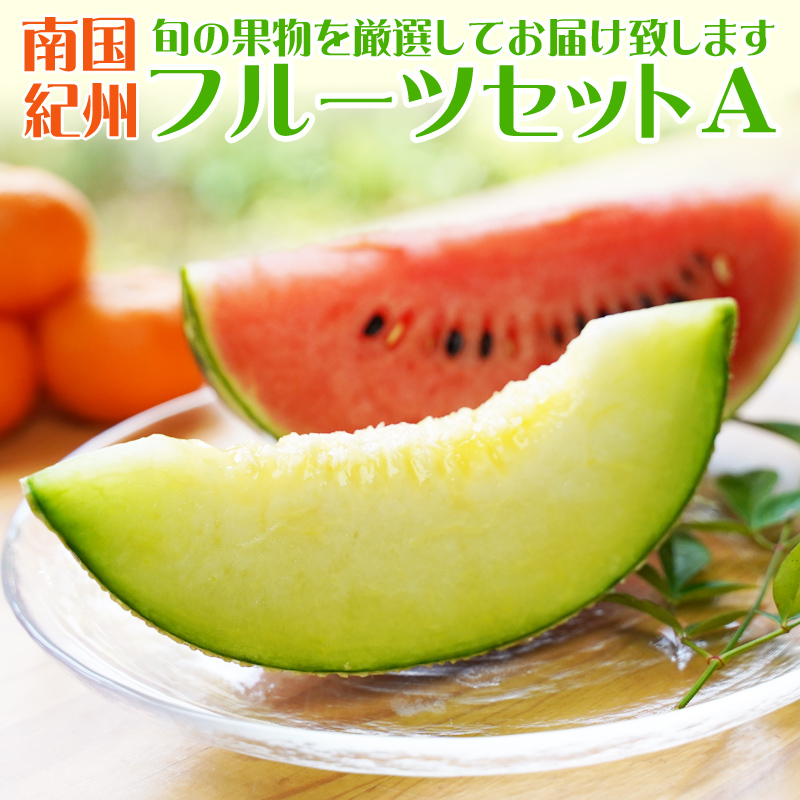 【0373-3】南国紀州・日高の太陽が育んだ季節のフルーツセットA《先行予約》【2026年1月下旬頃より順次発送予定】