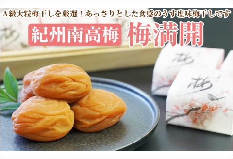 【0493-4】【和歌山県／紀州南高梅】紀州南高梅　梅満開15粒入り(塩分約6%）