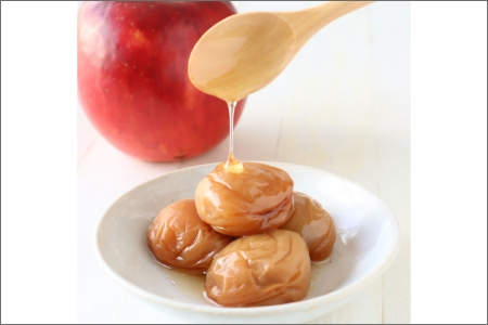 【0853-5】【紀州南高梅】はちみつりんご梅干 特選A級 梅の想い900g