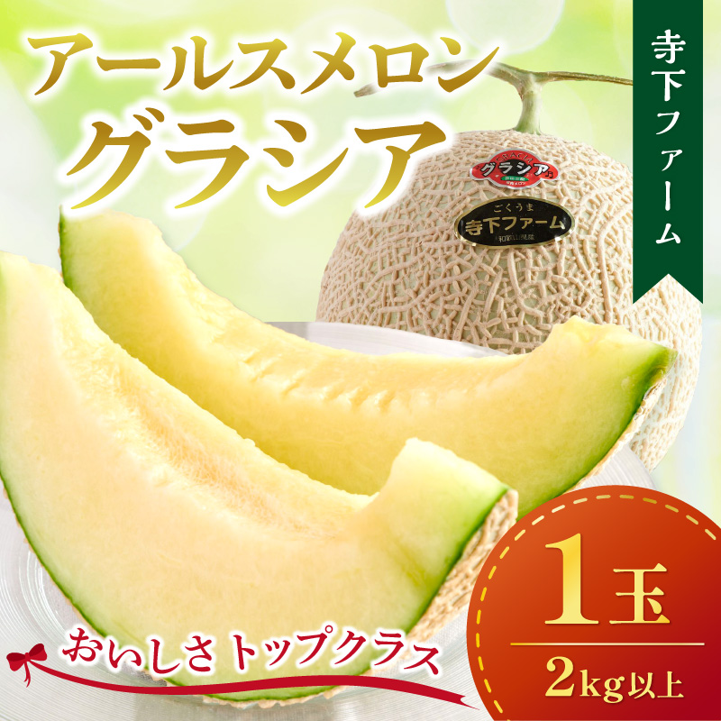 【1127-1】大玉1玉2キロ以上 ごくうま アールスメロングラシア《先行予約》【2026年6月下旬より順次発送予定】