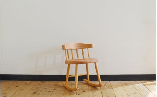 紀州スギのコシロッキングWORK / 和歌山 田辺市 龍神村 紀州杉 紀州スギ 杉の木 杉 スギ 桜 サクラ ロッキングチェア 椅子 チェア 家具【gwo012-1】